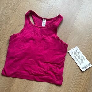 NEW lululemon ebb to street cropped tank 6